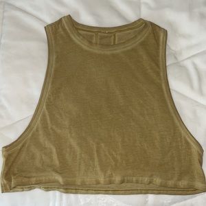 Lululemon Sculpt crop tank top